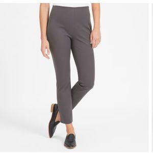 Everlane The Side-Zip Stretch Cotton Pant in Slate Grey Size 12